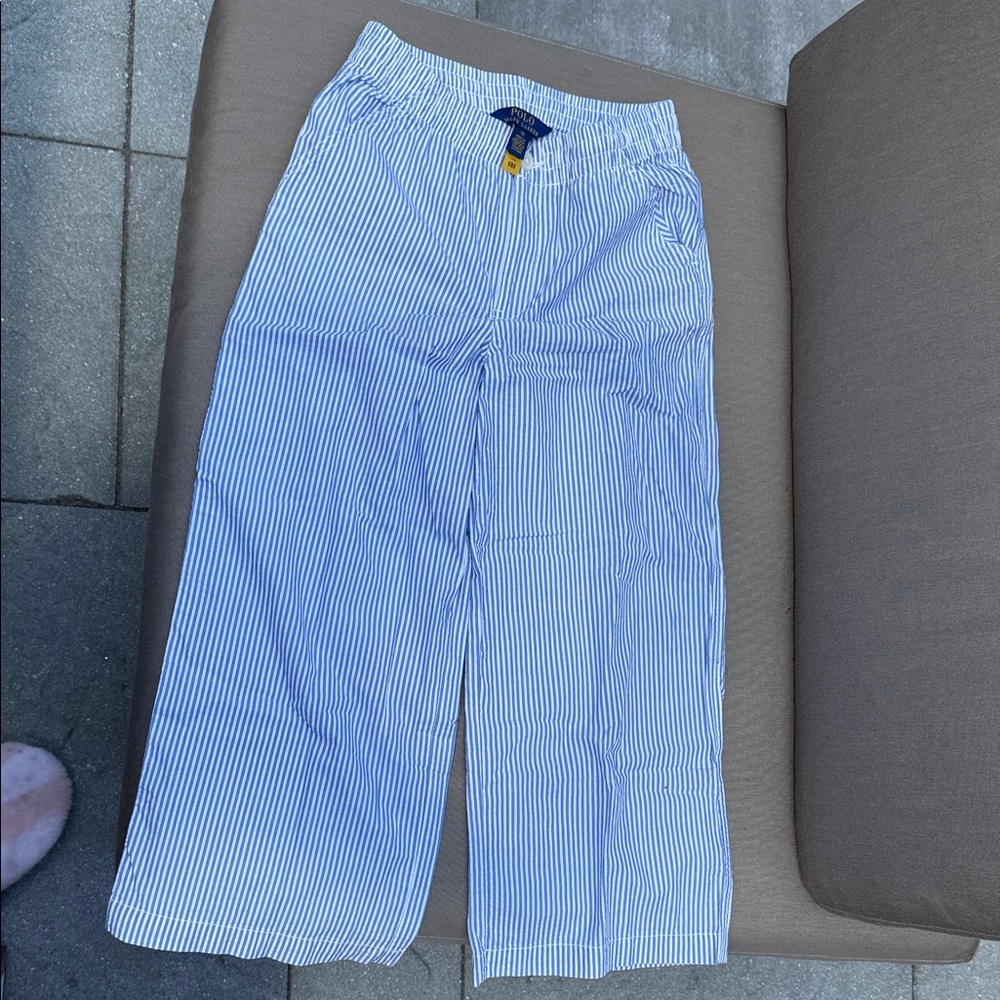 Polo by Ralph Lauren Blue Striped Kids Chinos
